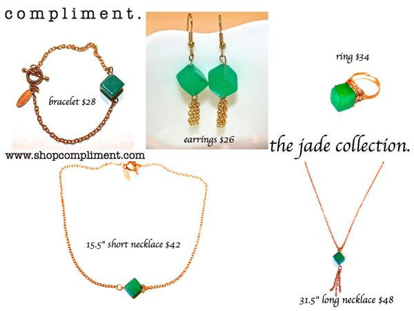 in honor of the red carpet: make 'em green...