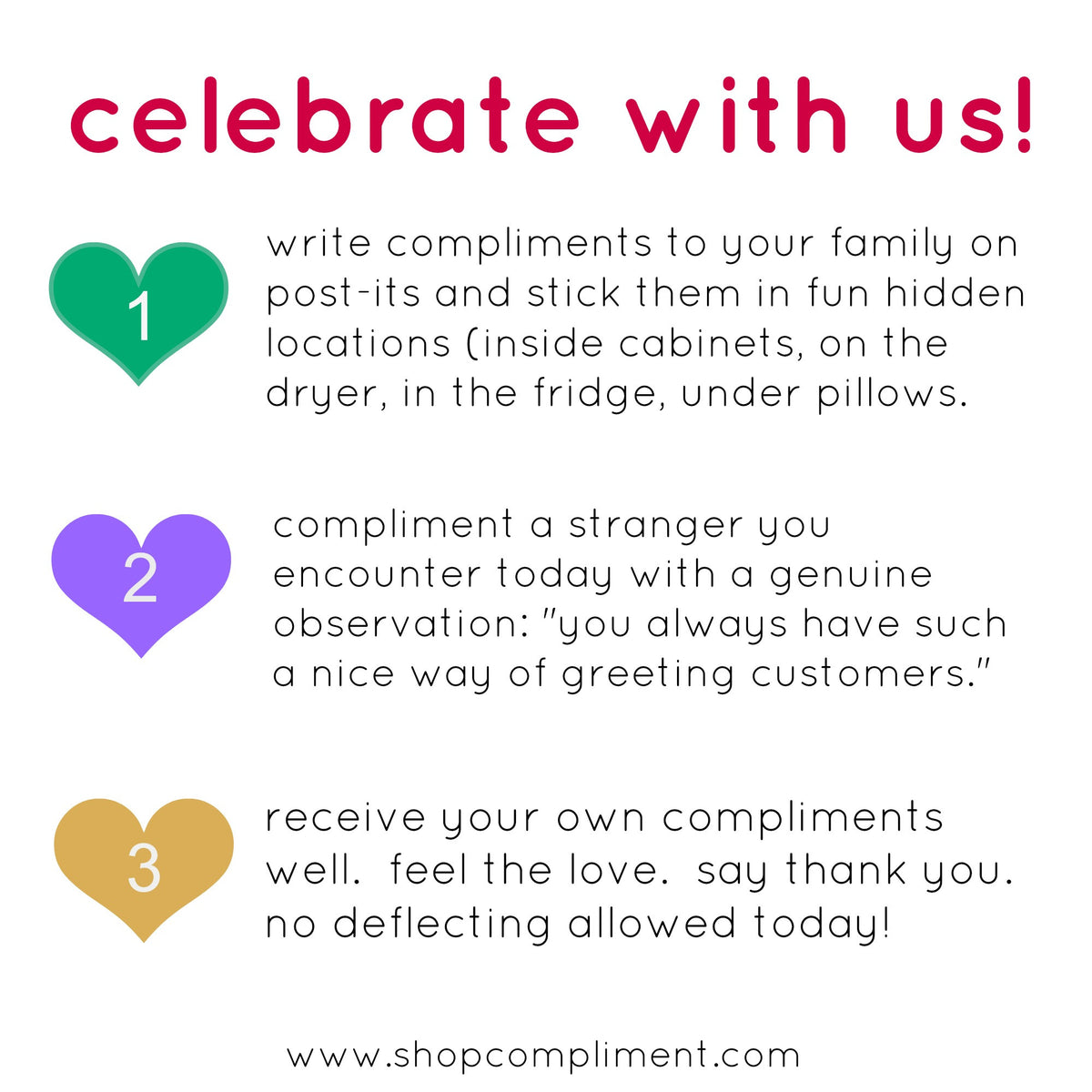 happy world compliment day!